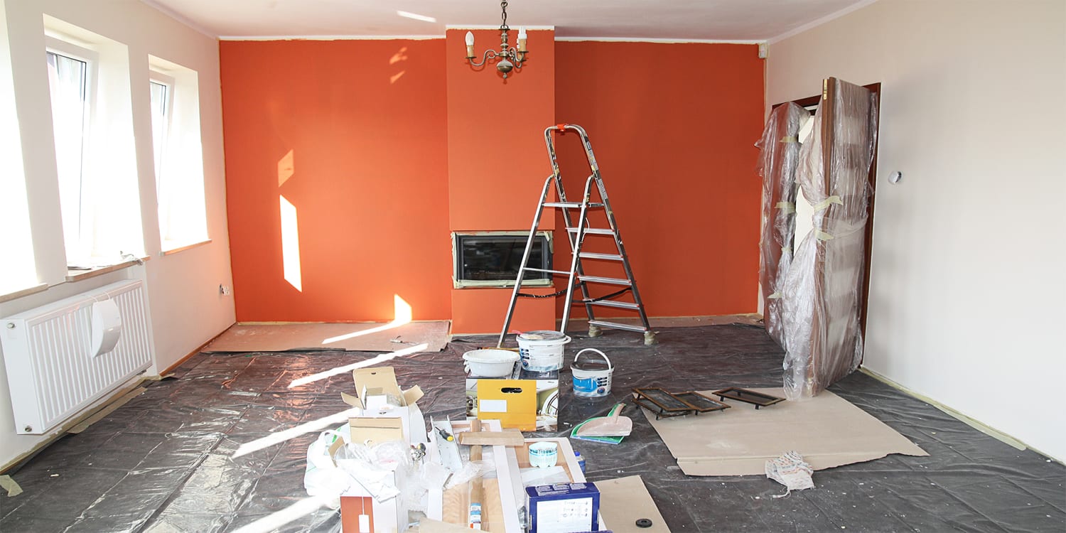 House flip in the middle of renovation